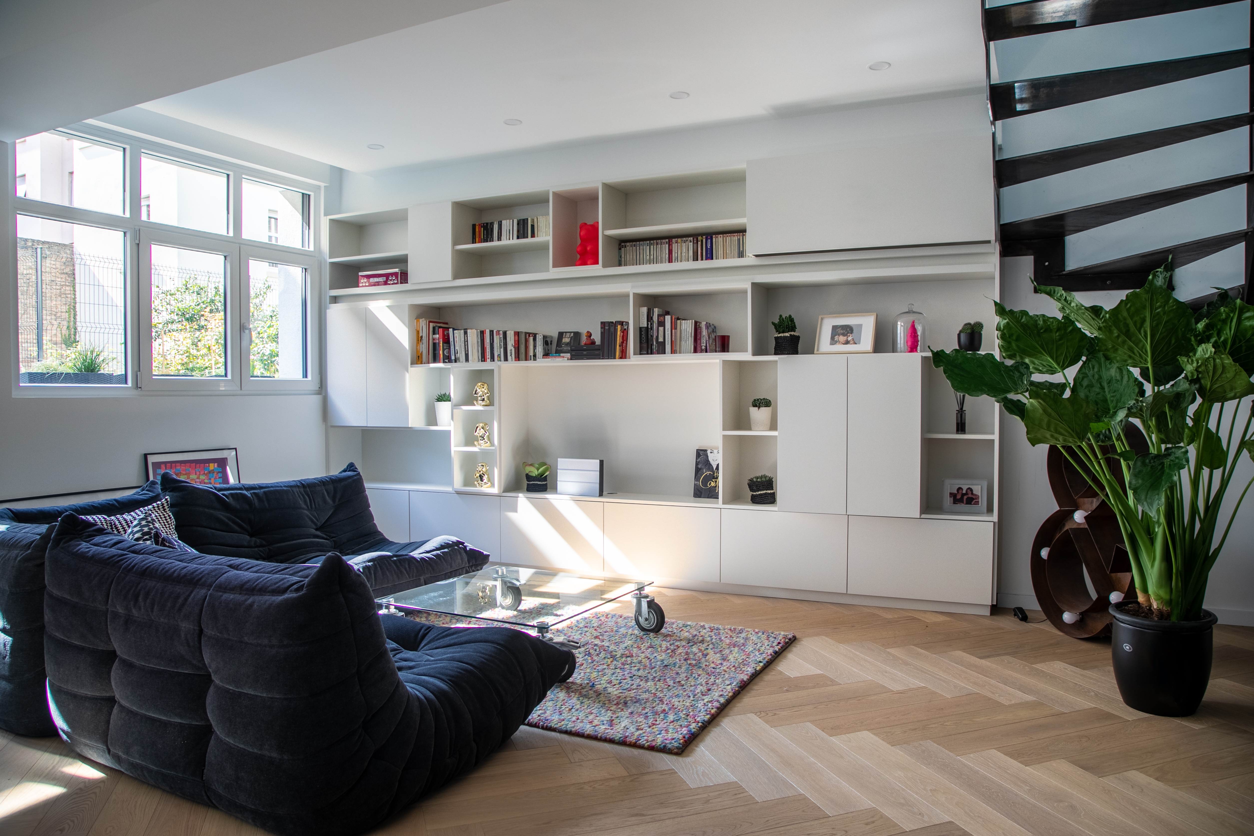 Photographie d’un projet de réaménagement complet d’un appartement duplex par Manuel Grimm