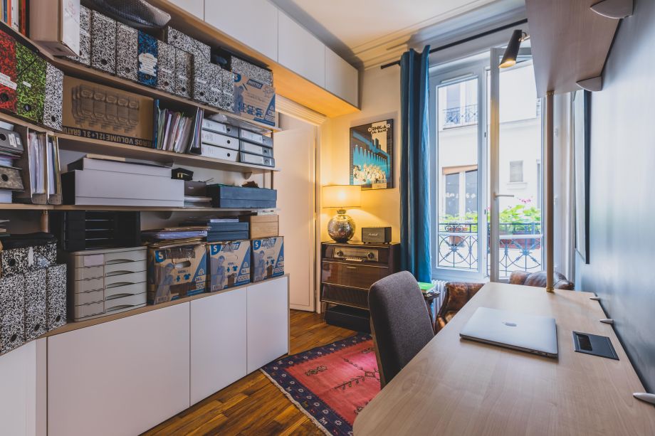 Photographies de Jim Prunier d’un projet de réfection complète d’appartement réalisé par Adelia Bellier