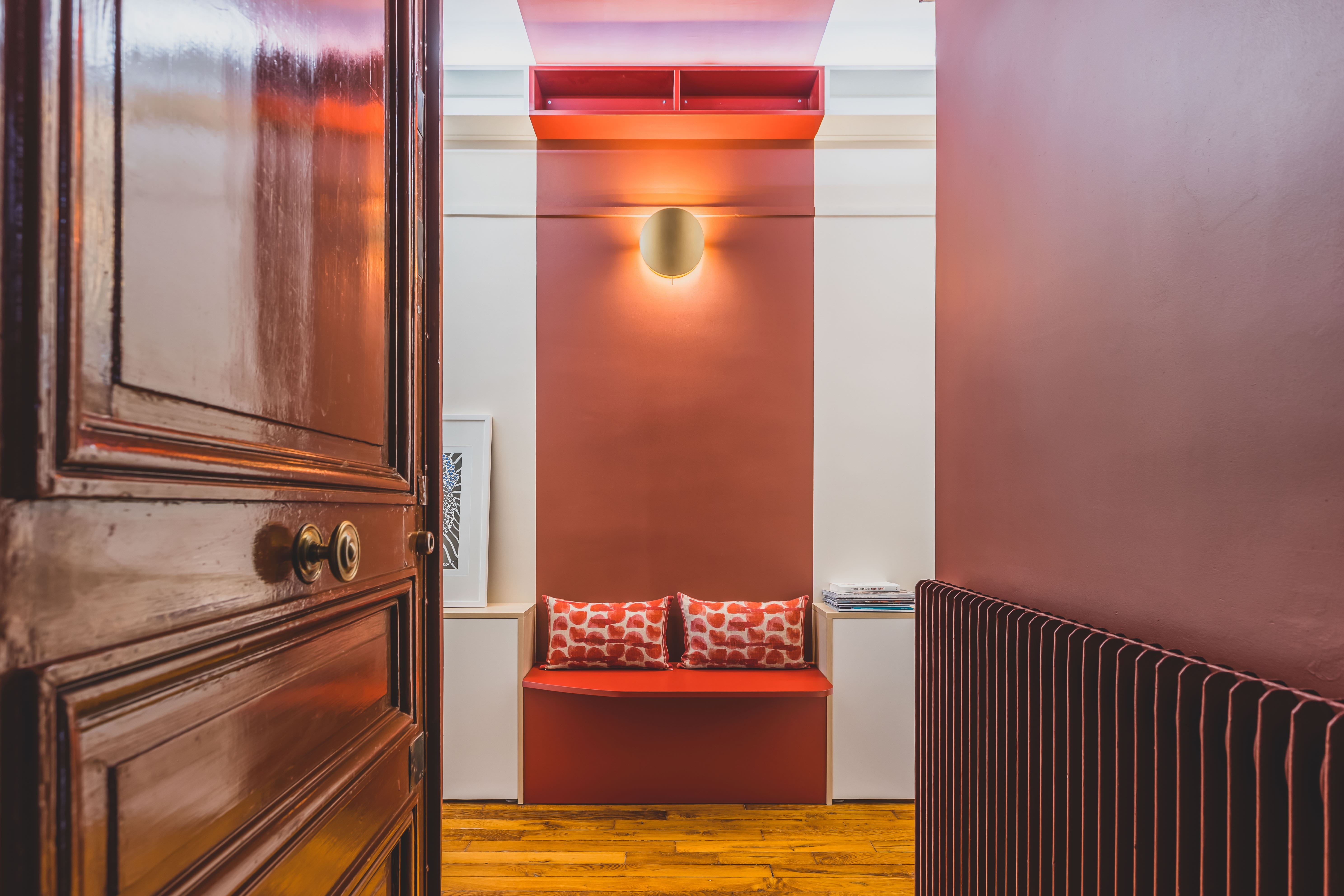 Photographies de Jim Prunier d’un projet de réfection complète d’appartement réalisé par Adelia Bellier
