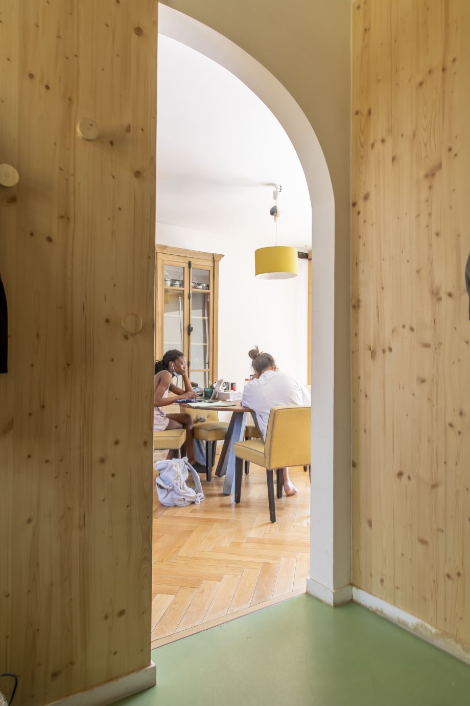 Photographie d’un projet de réhabilitation d’une maison en pierre meulière par Carole Pigeon