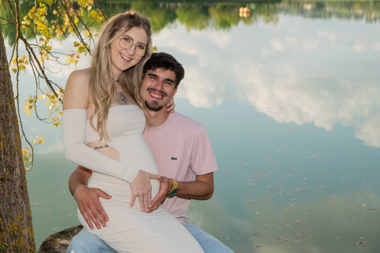 Photographie, Grossesse, Couple, Artistique