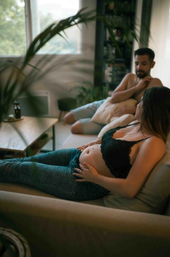 Photographie, Grossesse, Couple, Lifestyle