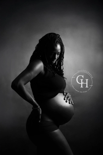 Grossesse, Portrait, Photo en studio, Boudoir / Lingerie, Traditionnel