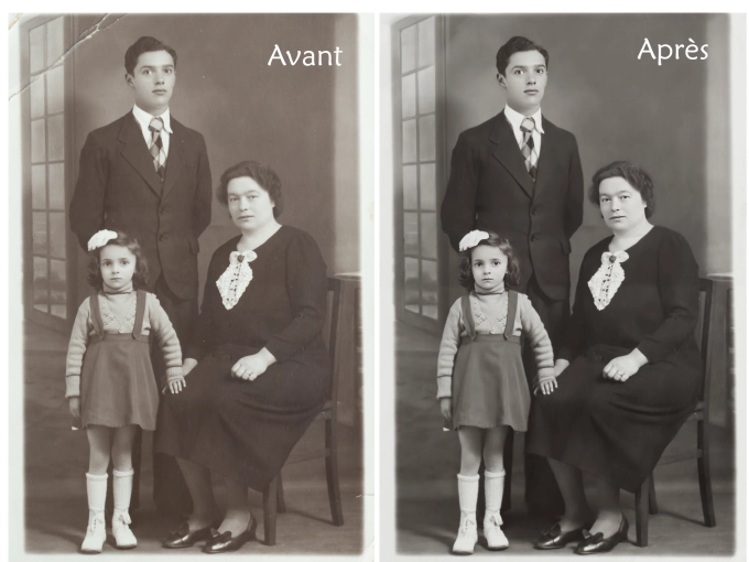 Photo retouching, Families, Traditional