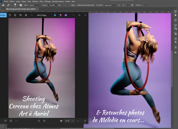 Retouche photo, Sport, Artistique