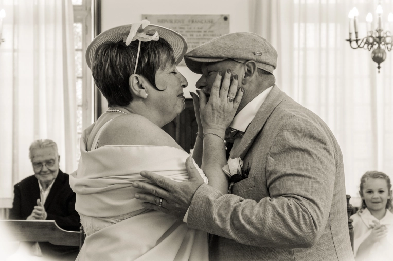 Photographie, Mariage, Couple, Traditionnel, Vintage