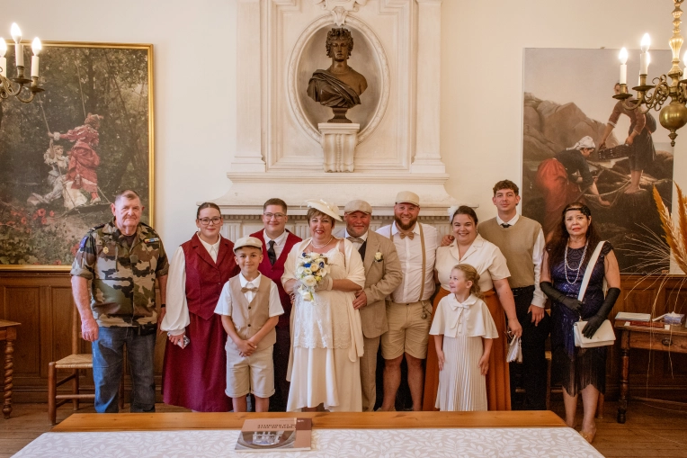Photographie, Mariage, Famille, Traditionnel, Vintage