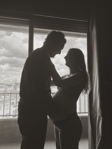 Photographie, Grossesse, Vintage, Argentique