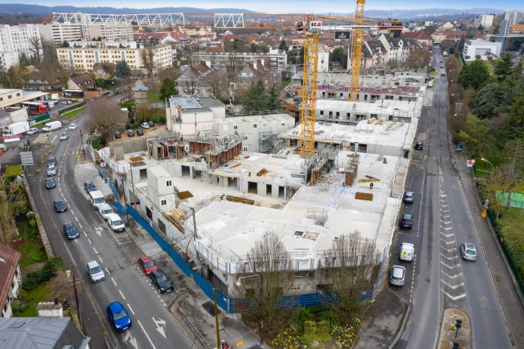 Drone Photography, Construction Site Monitoring, Traditional