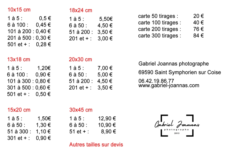 Mariage, Tirage / impression photo, Traditionnel