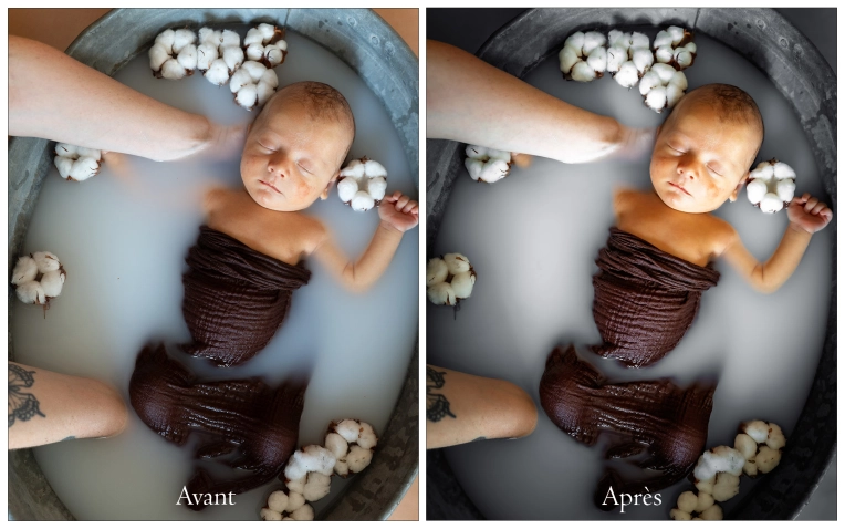 Retouche photo, Naissance, Artistique
